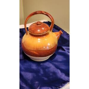 Wood Fired Porcelain Teapot with a Beautiful Natural Glaze